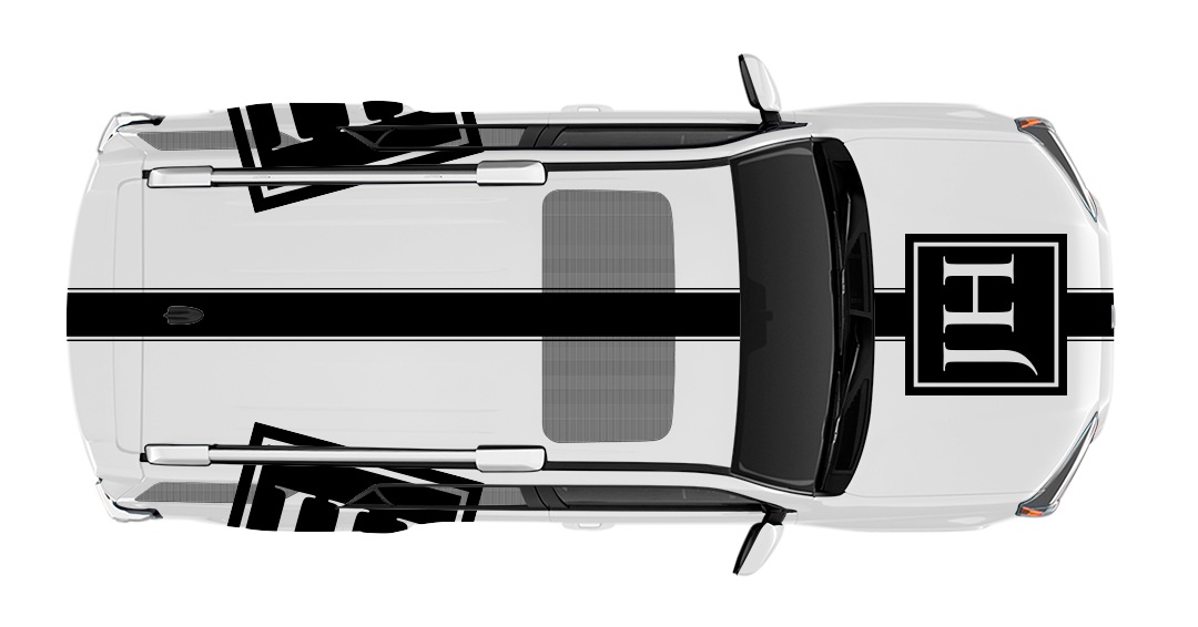 Top view of the sleek Justin Havre & Associates 4Runner