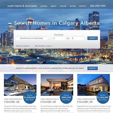 Online Projects with Justin Havre & Associates Page